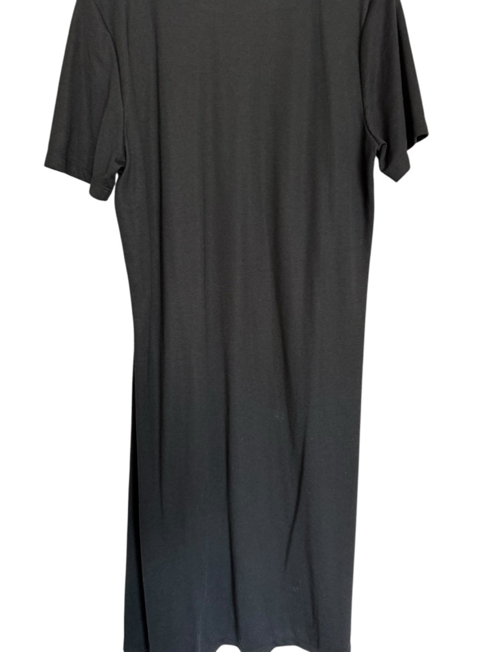 Susan Graver Black Midi Dress Size Large Made in USA - Picture 2 of 5